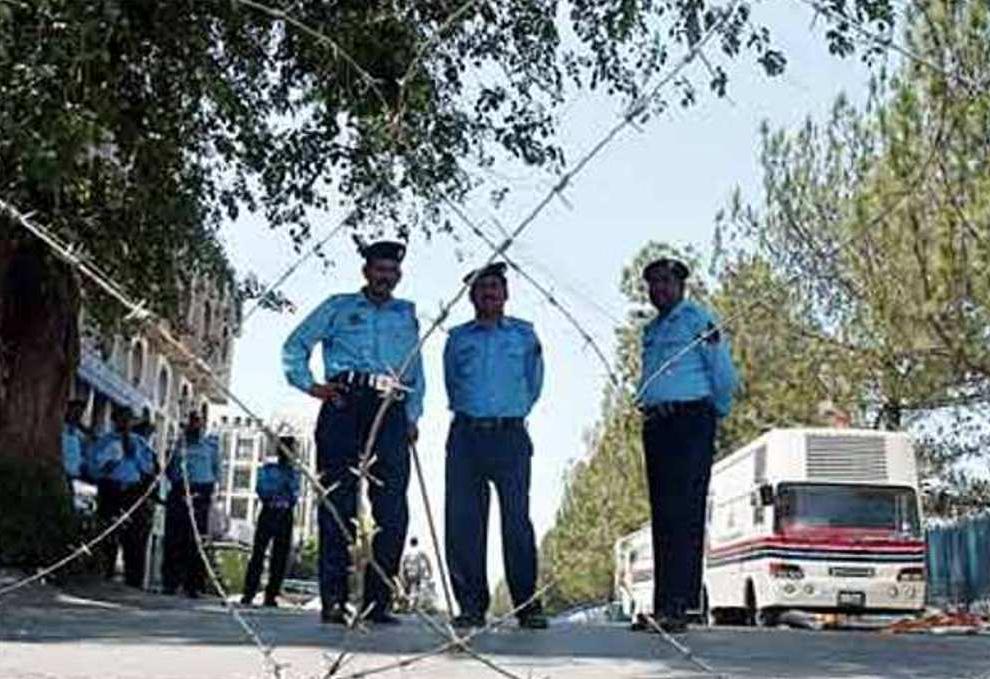 a file photo of islamabad police photo afp file