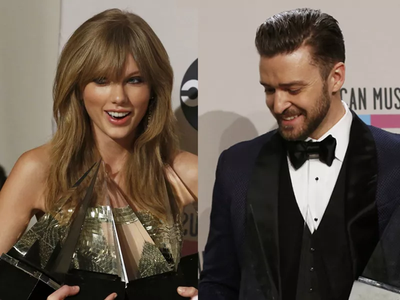 taylor swift and justin timberlake at the american music awards 2013 photo reuters taylor swift and justin timberlake at the american music awards 2013 photo reuters