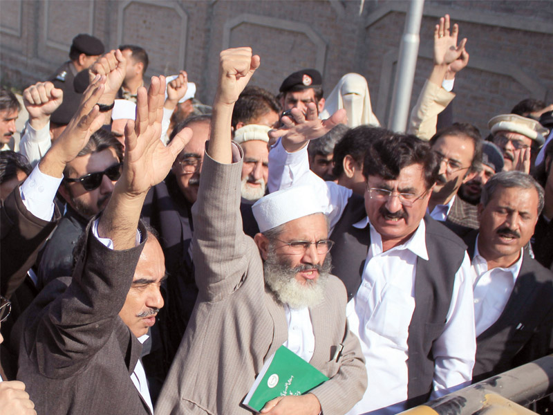 the ministers crossed khyber road from the chief minister secretariat to reach the consulate photo muhammad iqbal express