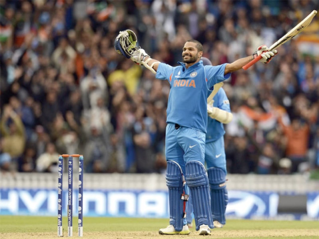 dhawan scored 119 off 95 balls his innings was studded with 20 fours as the hosts made light work of the 264 run target photo reuters file dhawan scored 119 off 95 balls his innings was studded with 20 fours as the hosts made light work of the 264 run target photo reuters file