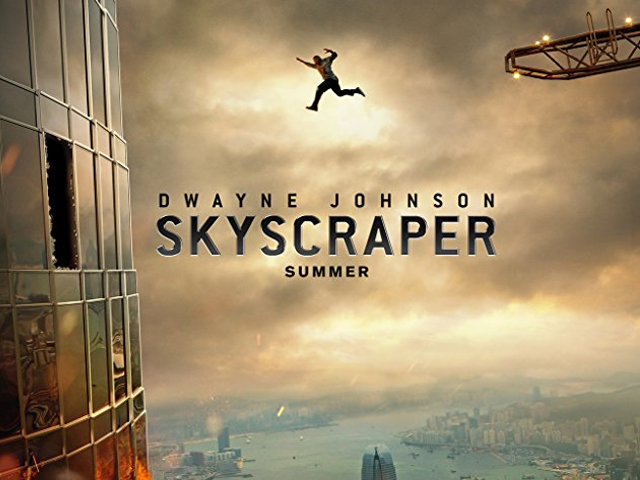 who in their right mind wouldn t want to go and watch the people s champ standing atop a massive crane and leaping towards a skyscraper photo imdb