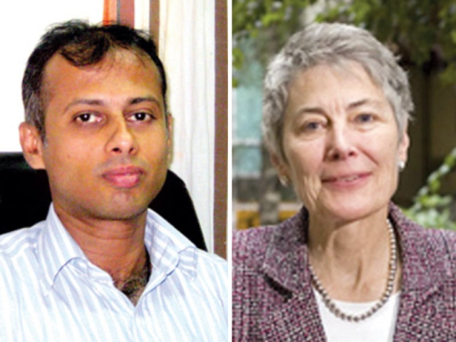 dr jagath munasinghe l of the university of moratuwa and jennifer leaning r who is harvard s fran ois xavier bagnoud professor of the practice of health and human rights are two of the many participants dr jagath munasinghe l of the university of moratuwa and jennifer leaning r who is harvard s fran ois xavier bagnoud professor of the practice of health and human rights are two of the many participants
