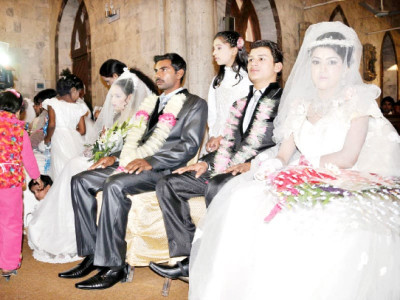 mass wedding 10 girls from joseph colony married