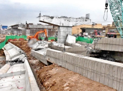 repairs begin at jhal khanuana flyover after 236 crashes repairs begin at jhal khanuana flyover after 236 crashes