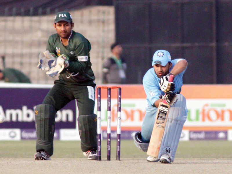 mohammad rizwan scored an unbeaten half century to guide sngpl to the final of the twenty20 tournament photo shafiq malik express