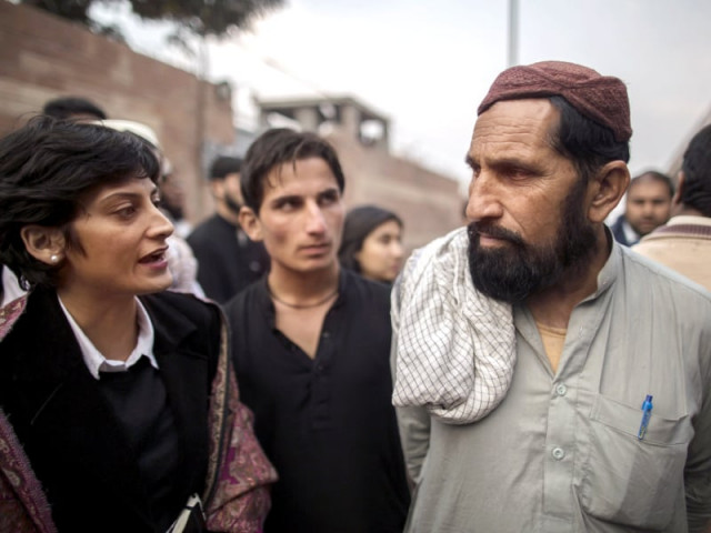 lawyer sarah bilal talks to wakeel khan the father of one of the prisoners hamidullah outside the central jail in peshawar on monday photo reuters lawyer sarah bilal talks to wakeel khan the father of one of the prisoners hamidullah outside the central jail in peshawar on monday photo reuters