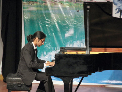 melodious times pianist usman anees pleases audience with his music selection