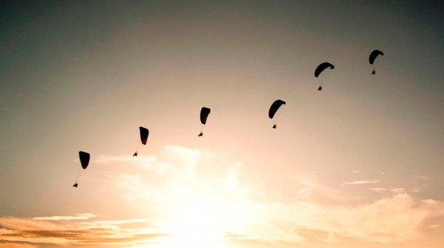 the accident happened at a skydiving facility in arizona when the daredevils were about 200 300 feet above the ground photo file the accident happened at a skydiving facility in arizona when the daredevils were about 200 300 feet above the ground photo file