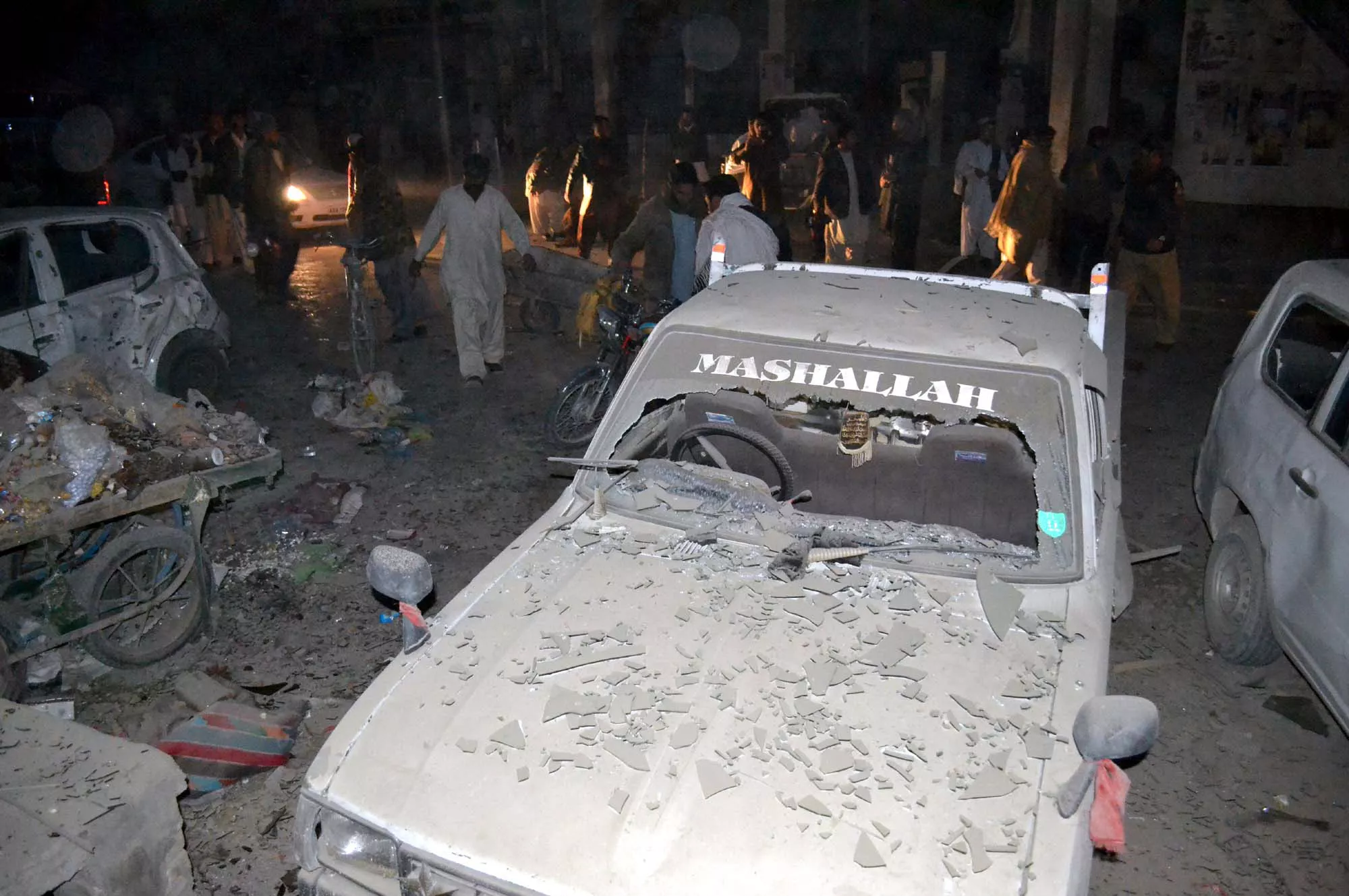 the apparent target of the bombing was the police checkpost photo ppi the apparent target of the bombing was the police checkpost photo ppi