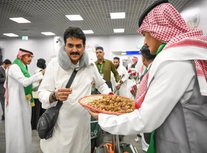 more pakistanhajj pilgrims arrive in madina