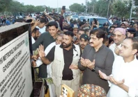 sindh chief minister syed murad ali shah inagurates azeempura flyover on sunday photo nni