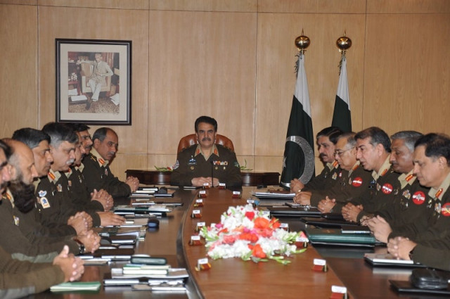general raheel sharif c chairs the 167th corps commander conference in rawalpindi on friday photo ispr general raheel sharif c chairs the 167th corps commander conference in rawalpindi on friday photo ispr