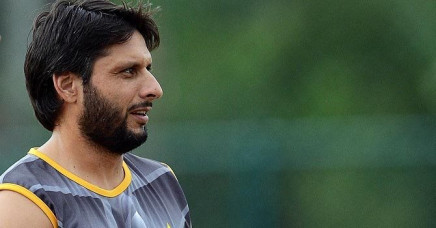 file photo of cricketer shahid afridi photo afp file