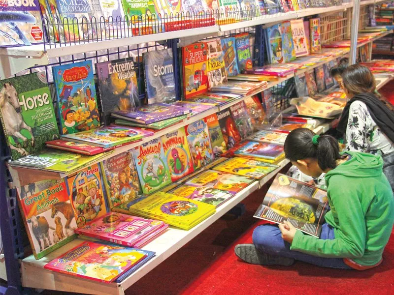 the city s largest book fair will end on monday photo ayesha mir express the city s largest book fair will end on monday photo ayesha mir express
