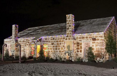 with nearly a ton of butter texas gingerbread house sets record
