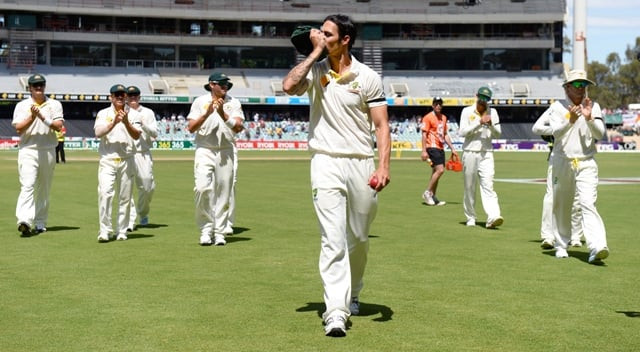 mitchell johnson shattered england 039 s hopes of a series levelling win in the second test with one of the great ashes bowling spells to hand australia a massive 398 run innings lead saturday photo afp mitchell johnson shattered england 039 s hopes of a series levelling win in the second test with one of the great ashes bowling spells to hand australia a massive 398 run innings lead saturday photo afp