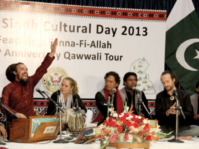 the american qawwali band fana fi allah s performance at a sindhi culture celebration at us consulate karachi was enjoyed by the audience photo ayesha mir express the american qawwali band fana fi allah s performance at a sindhi culture celebration at us consulate karachi was enjoyed by the audience photo ayesha mir express