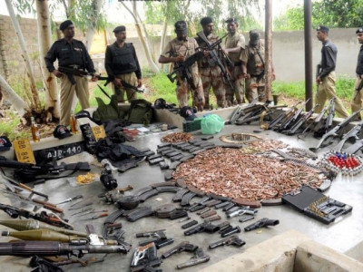karachi operation 15 653 kgs of explosives recovered police claim