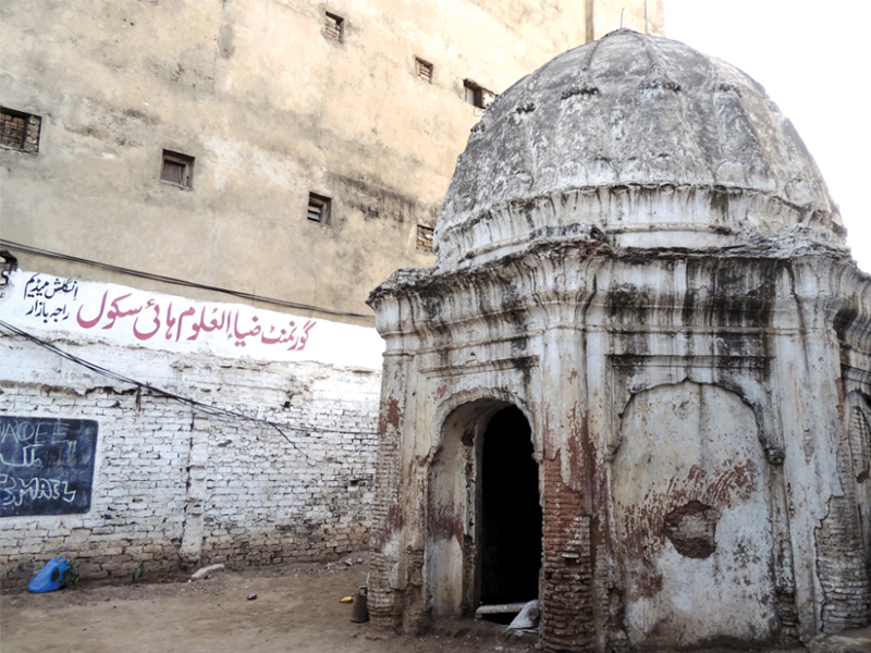 the gurduwara and temple buildings are in a shambles photos express