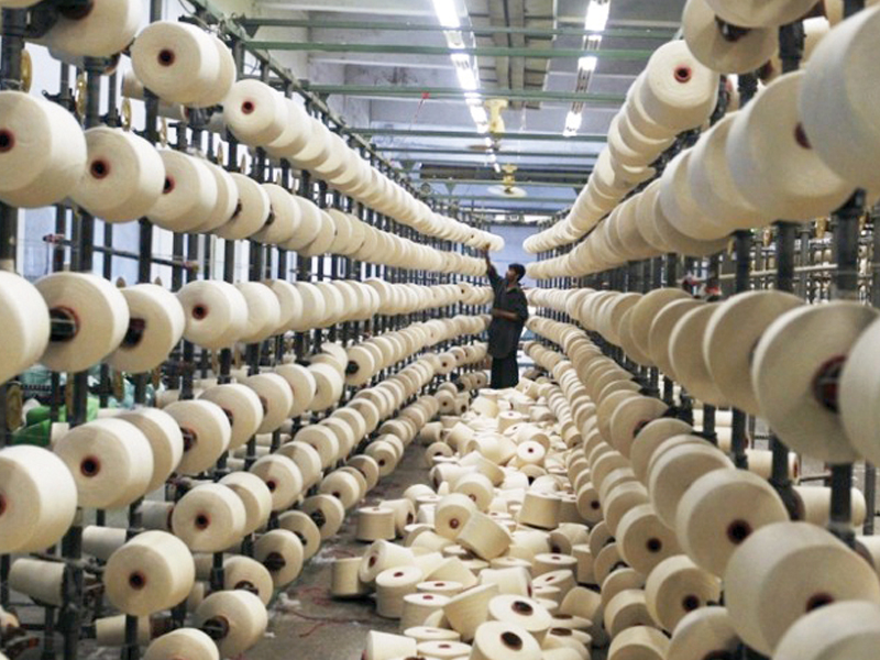 the textile industry contributes 13 billion annually to the national exchequer in exports photo file