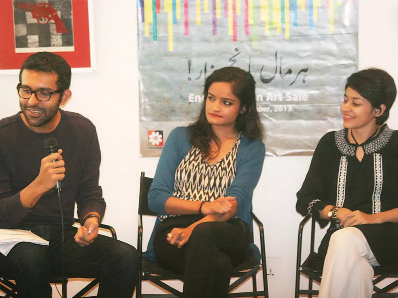 the authors of a travel guide to karachi reveal the inspirations behind their chapters during a panel discussion held at t2f on sunday photo athar khan express the authors of a travel guide to karachi reveal the inspirations behind their chapters during a panel discussion held at t2f on sunday photo athar khan express