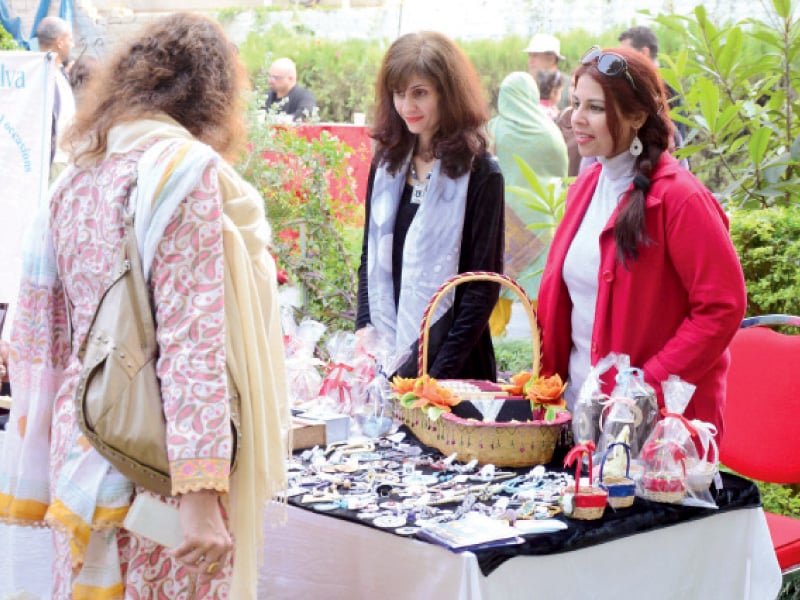 various products and activities were on offer at the event photo express