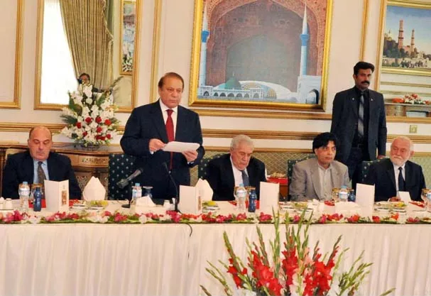 nawaz sharif speaks at the luncheon hosted for european union s eu ambassadors in islamabad photo pid nawaz sharif speaks at the luncheon hosted for european union s eu ambassadors in islamabad photo pid