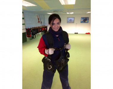 skydiving aseefa zardari jumps for humanity