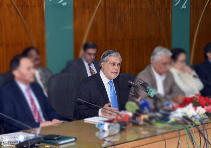 every dollar on account of the csf will be taken from the us it s not a charity but is pakistan s money that it spent 14 months ago says finance minister ishaq dar photo pid