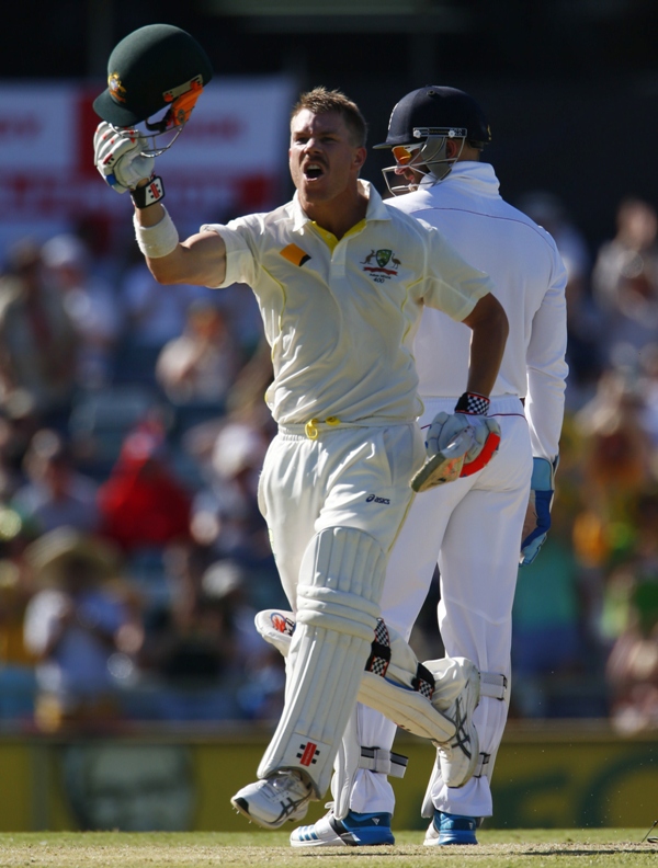joy and despair david warner 112 capitalised on the shoddy wicket keeping of matt prior who missed two stumping opportunities from the left hander photo reuters