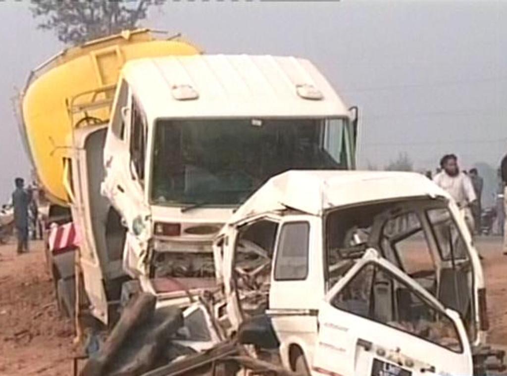 express news screengrab of the accident