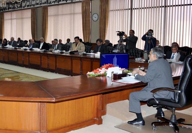 finance minister ishaq dar r chairing the economic coordination committee of the cabinet in islamabad on tuesday photo pid finance minister ishaq dar r chairing the economic coordination committee of the cabinet in islamabad on tuesday photo pid