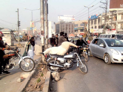 arterial chaos raucous rawalpindi roads everyday