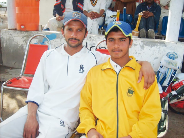 zulfiqar bhatti left a local cricket player died when a ball hit his chest during a match in sukkur photo courtesy family