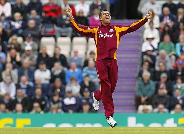 off spinner sunil narine who captured 12 of his 15 career wickets against new zealand will be brought in place of shane shillingford photo reuters file