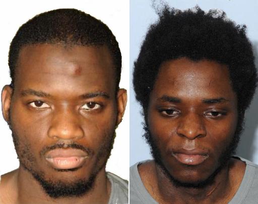 a combination of handout pictures released by the metropolitan police service mps on december 19 2013 shows the custody photographs of michael adebolajo l and michael adebowale r photo afp file