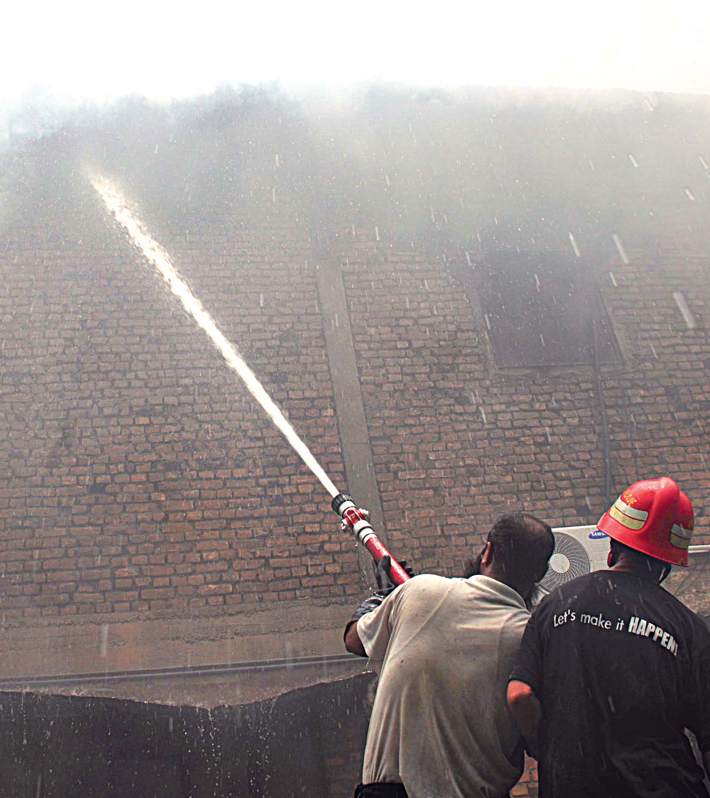 039 unsung heroes day 039 observed through training sessions for firemen photos zafar aslam express