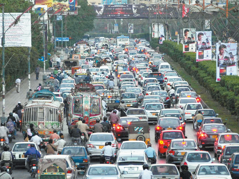 a city the size of karachi is not served by a viable and decent public transport system photo file