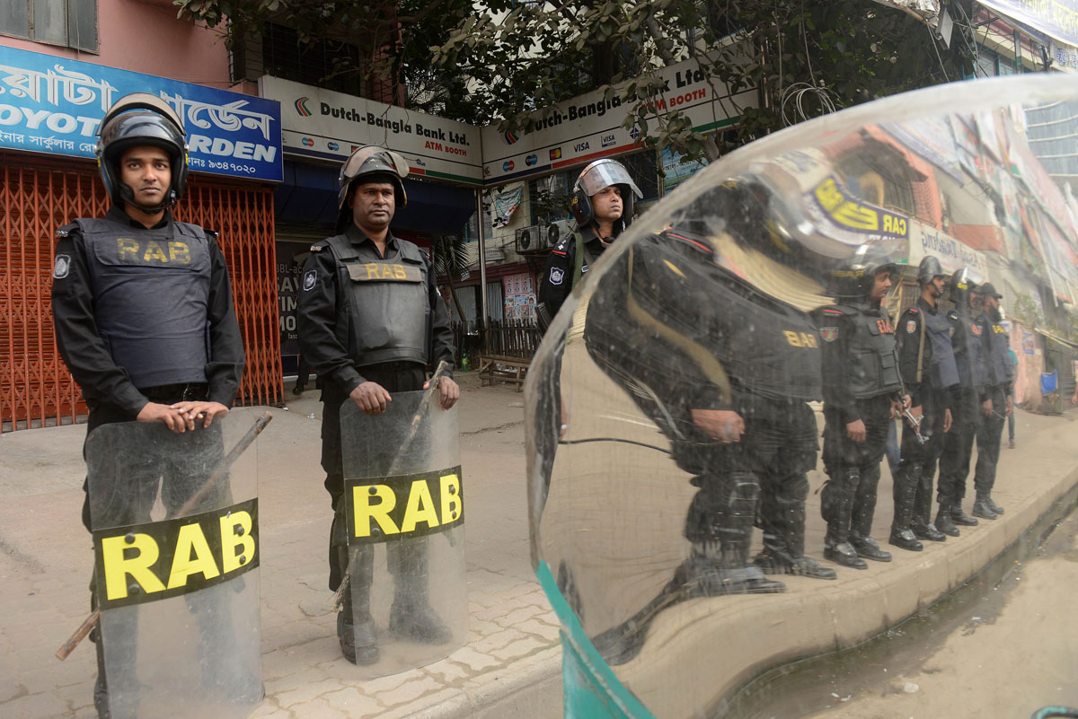 bangladesh rapid action battalion personnel photo afp