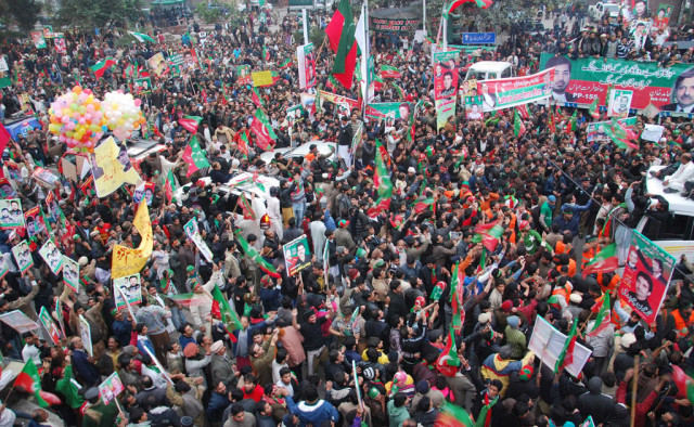 supporters of the pakistan tehreek e insaf pti take part in a protest in lahore on december 22 2013 photo riaz ahmed expressq supporters of the pakistan tehreek e insaf pti take part in a protest in lahore on december 22 2013 photo riaz ahmed expressq