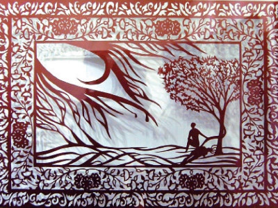 against hatred shadow art aims to enlighten many hearts