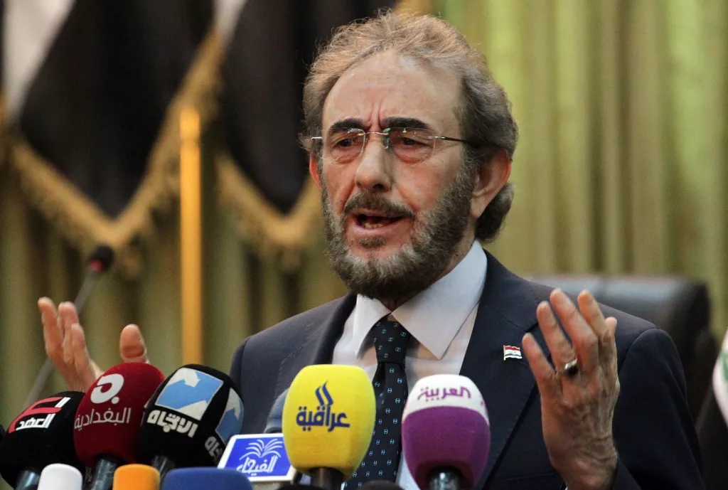 file photo of iraqi defence minister saadun al dulaimi photo afp file photo of iraqi defence minister saadun al dulaimi photo afp