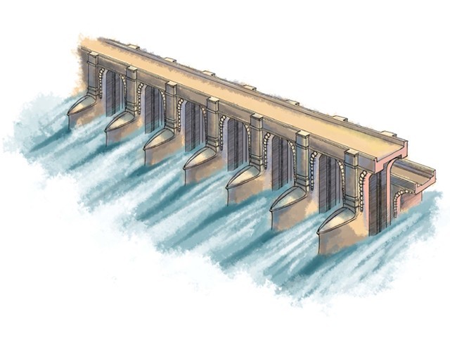 once the new khanki barrage is constructed in a span of three years the task will be performed by just pressing a button from the control room