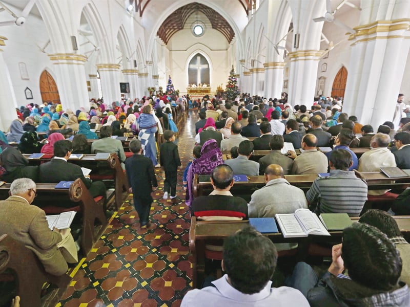 the pastors delivered their sermons then prayed for peace and prosperity in the country a special mass was held for those who lost their lives in the war on terror and the brutal attack on all saints church on september 22 photos muhammad iqbal express