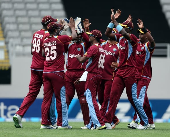 change of fortunes an unbeaten 43 from darren sammy in 27 balls helped west indies beat new zealand by two wickets in the first one day international at eden park photo afp change of fortunes an unbeaten 43 from darren sammy in 27 balls helped west indies beat new zealand by two wickets in the first one day international at eden park photo afp