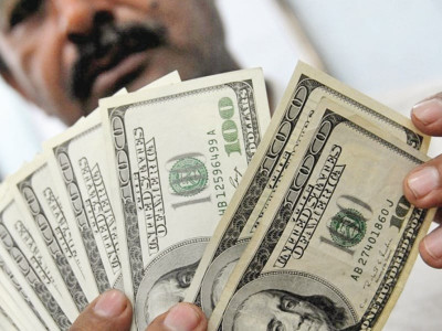 foreign currency with heavy debt repayment reserves fall to 3 1b