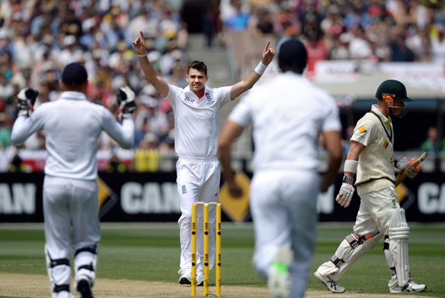 taking control disciplined bowling and fielding from england restricted australia 039 s scoring as wickets tumbled to put the home side under pressure on the second day photo afp