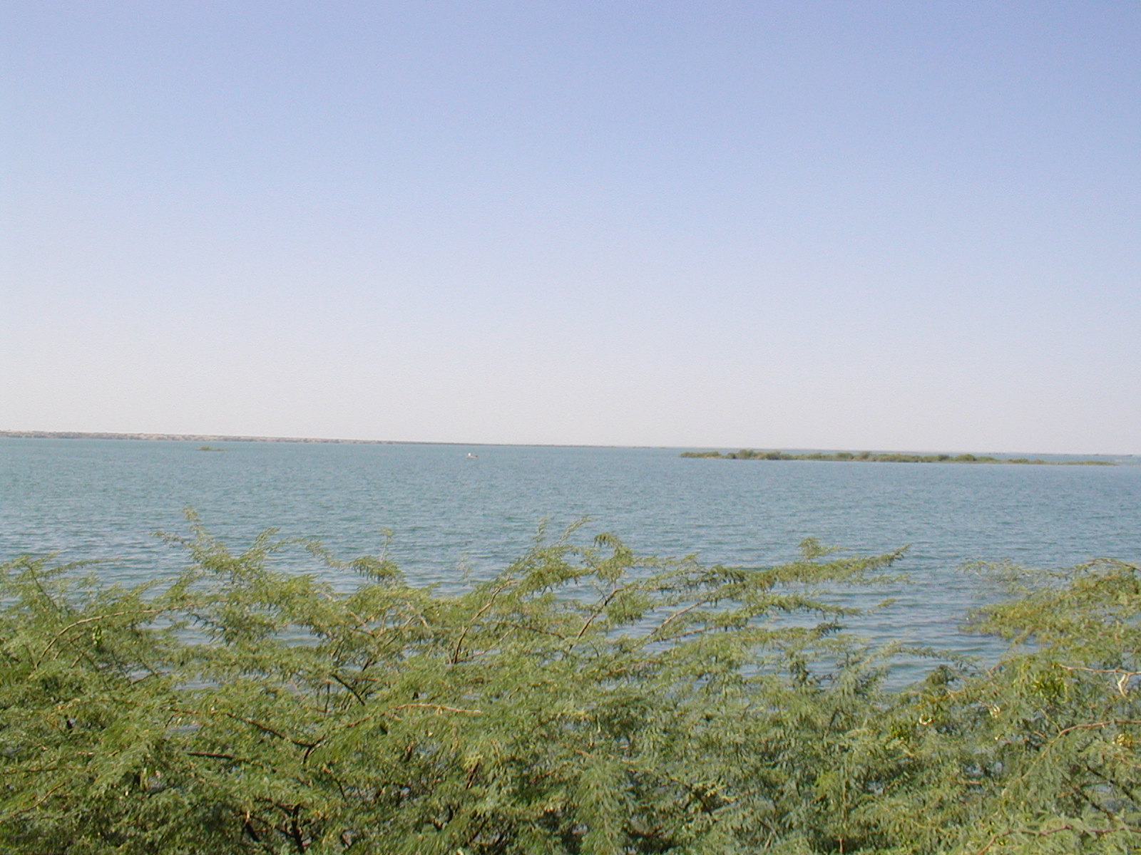 the shrine of noori jam tamachi is located in the middle of keenjhar lake photo file