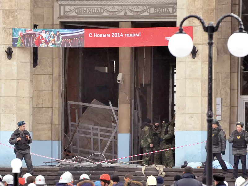 firefighters and security personnel inspect the damage at a train station following a suicide attack in the volga river city of volgograd photo afp firefighters and security personnel inspect the damage at a train station following a suicide attack in the volga river city of volgograd photo afp