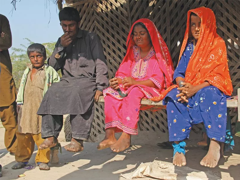 family members affected by the disease stay together as others prefer to avoid them photo ayesha mir express